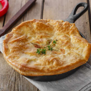 Wild Rice & Buffalo Pie